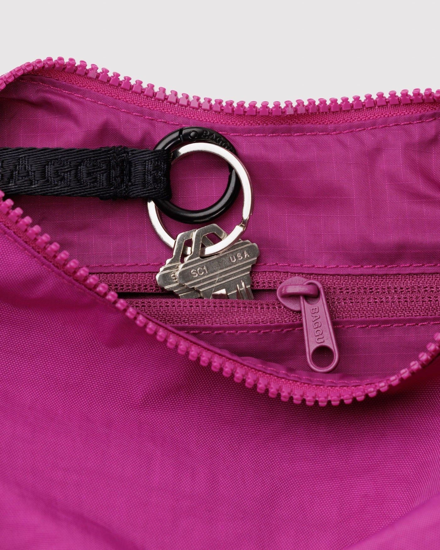Small Nylon Crescent Bag